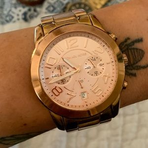 Michael Kors Rose Gold Boyfriend Watch